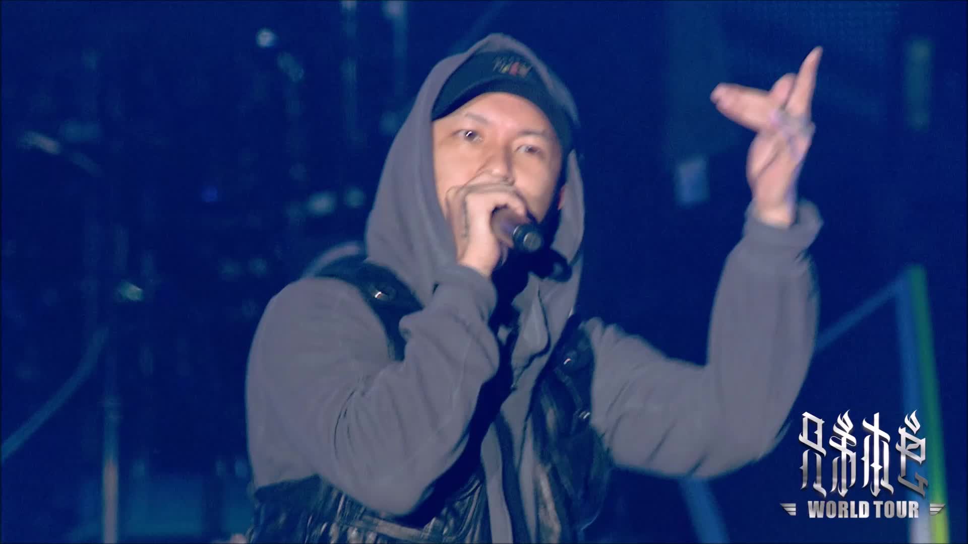 兄弟本色演唱会画面