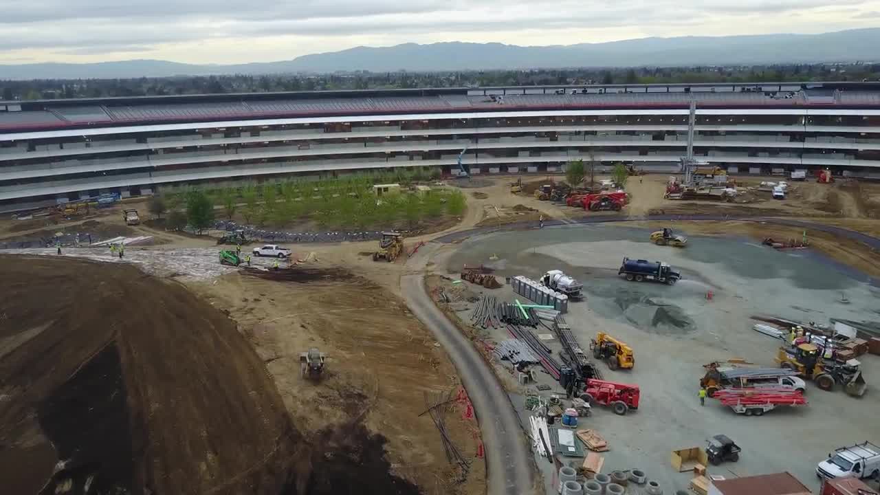 ApplePark最新航拍视频：研发中心已完工
