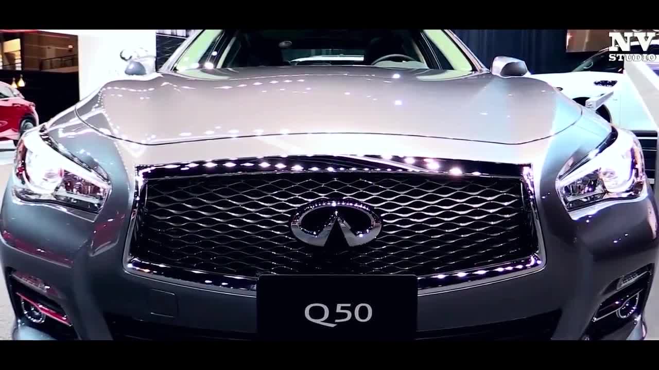 2018英菲尼迪Q50 S外形犀利有棱有角!